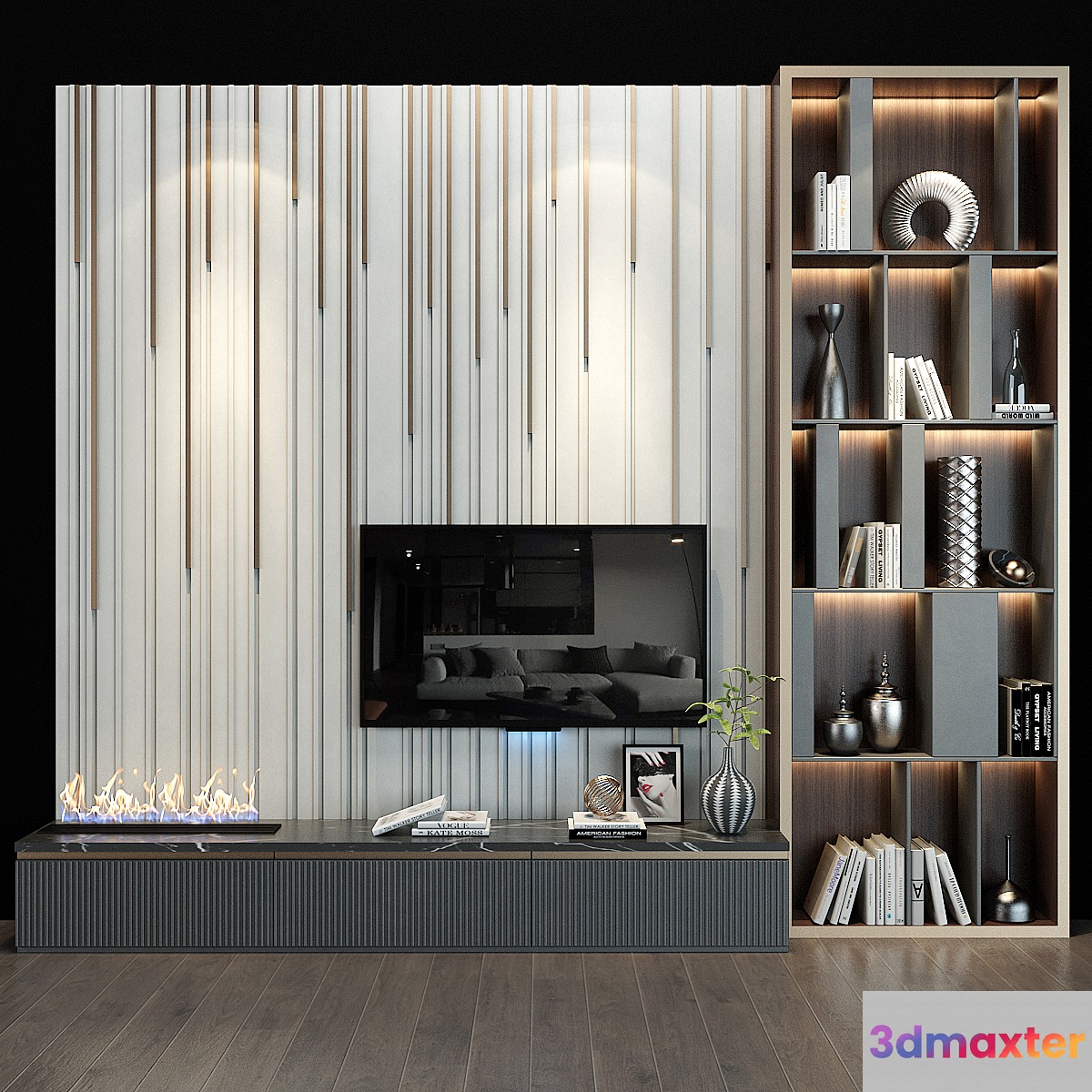 TV shelf 0142 3D Max