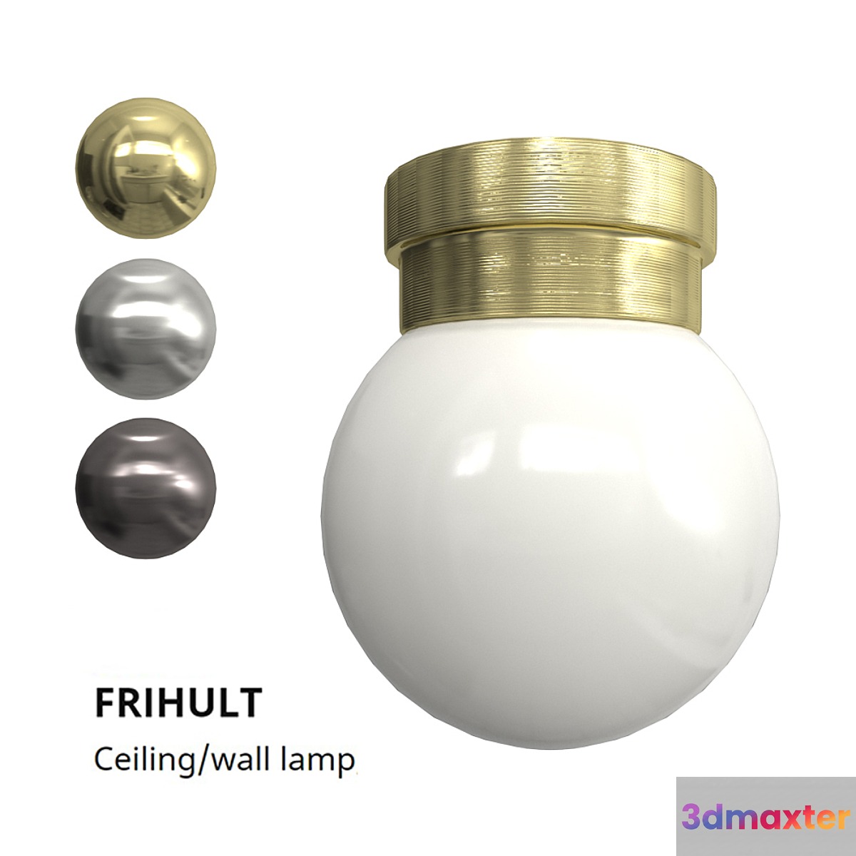 IKEA FRIHULT ceiling wall lamp 3D Max
