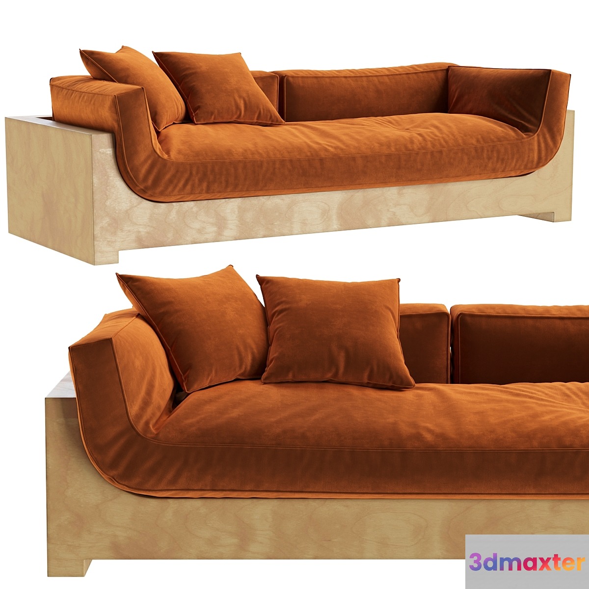 stahlandband FRANCK SOFA 3D Max
