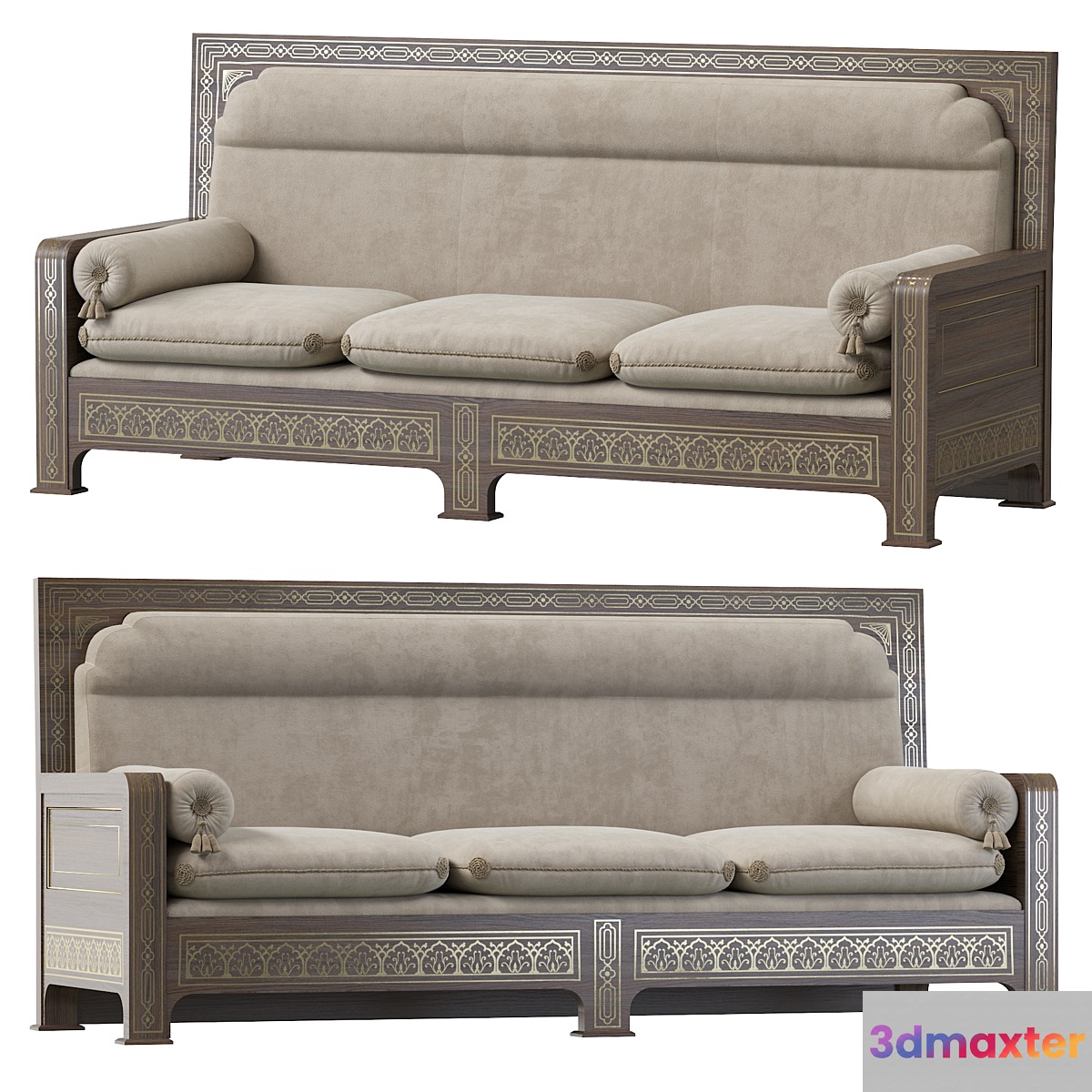 Sofa from arabic 3D Max