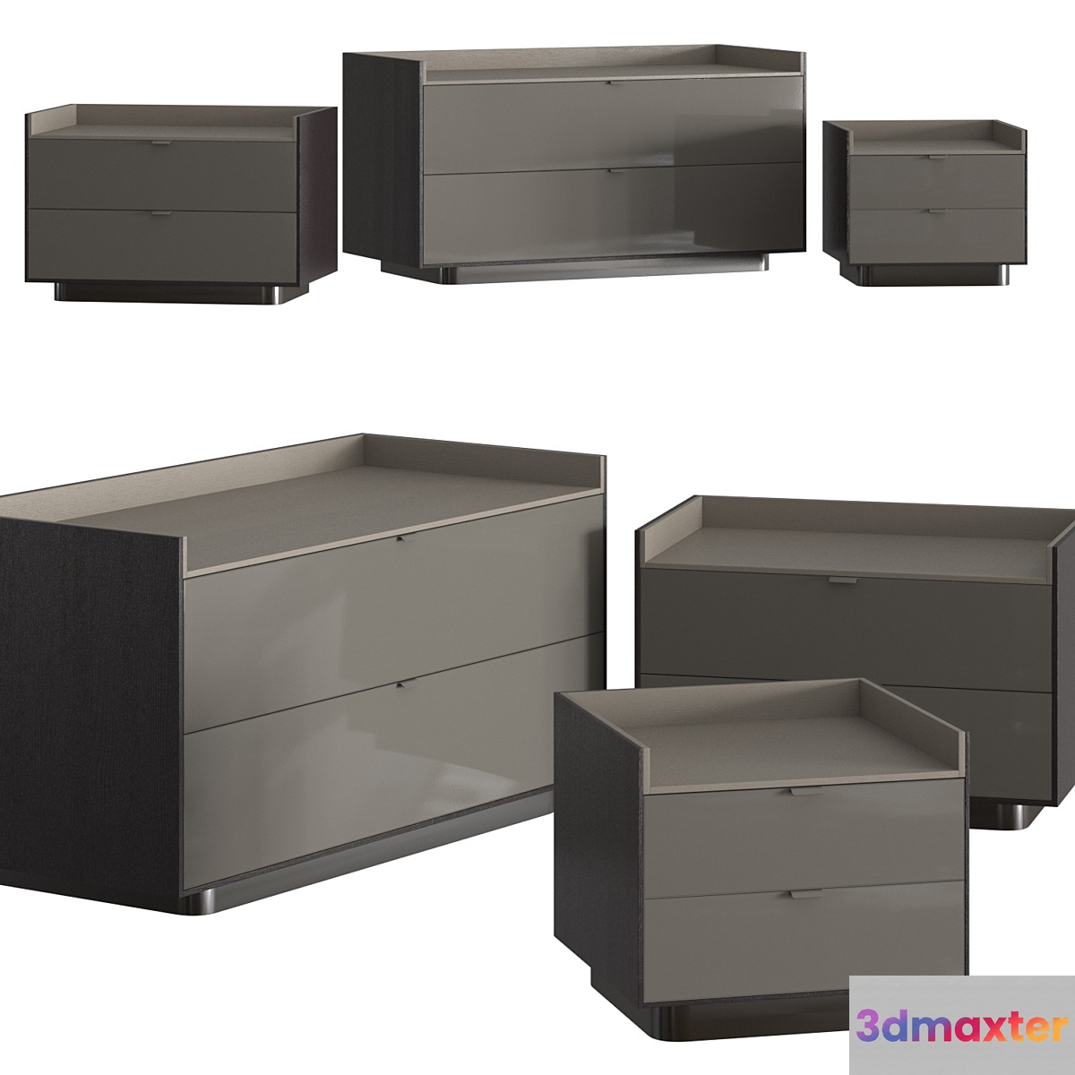 Minotti Darren Night Storage Units