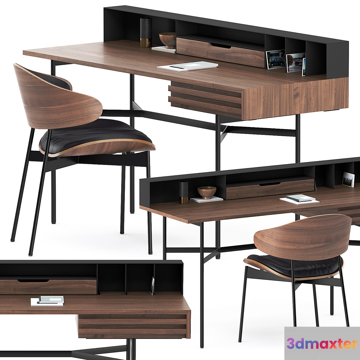 HARRI WRITING DESK and LUZ CHAIR by more - No.3