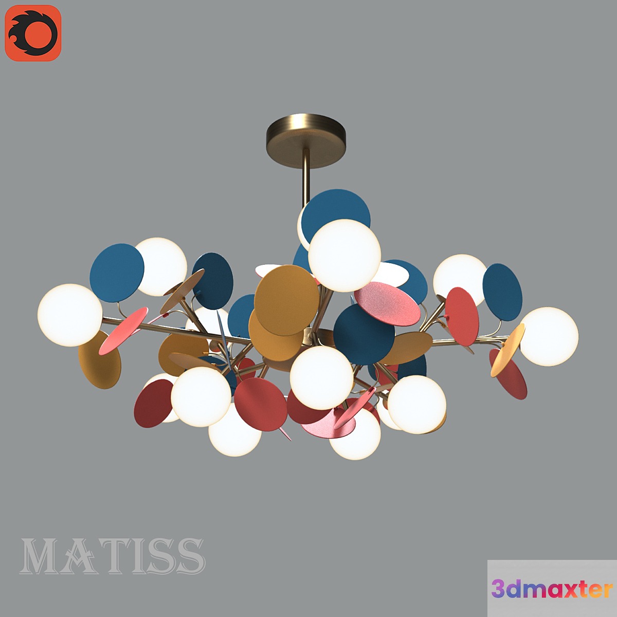 Chandelier MATISSE 3D Max