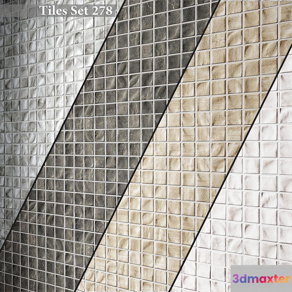Tiles set 278 3D Max