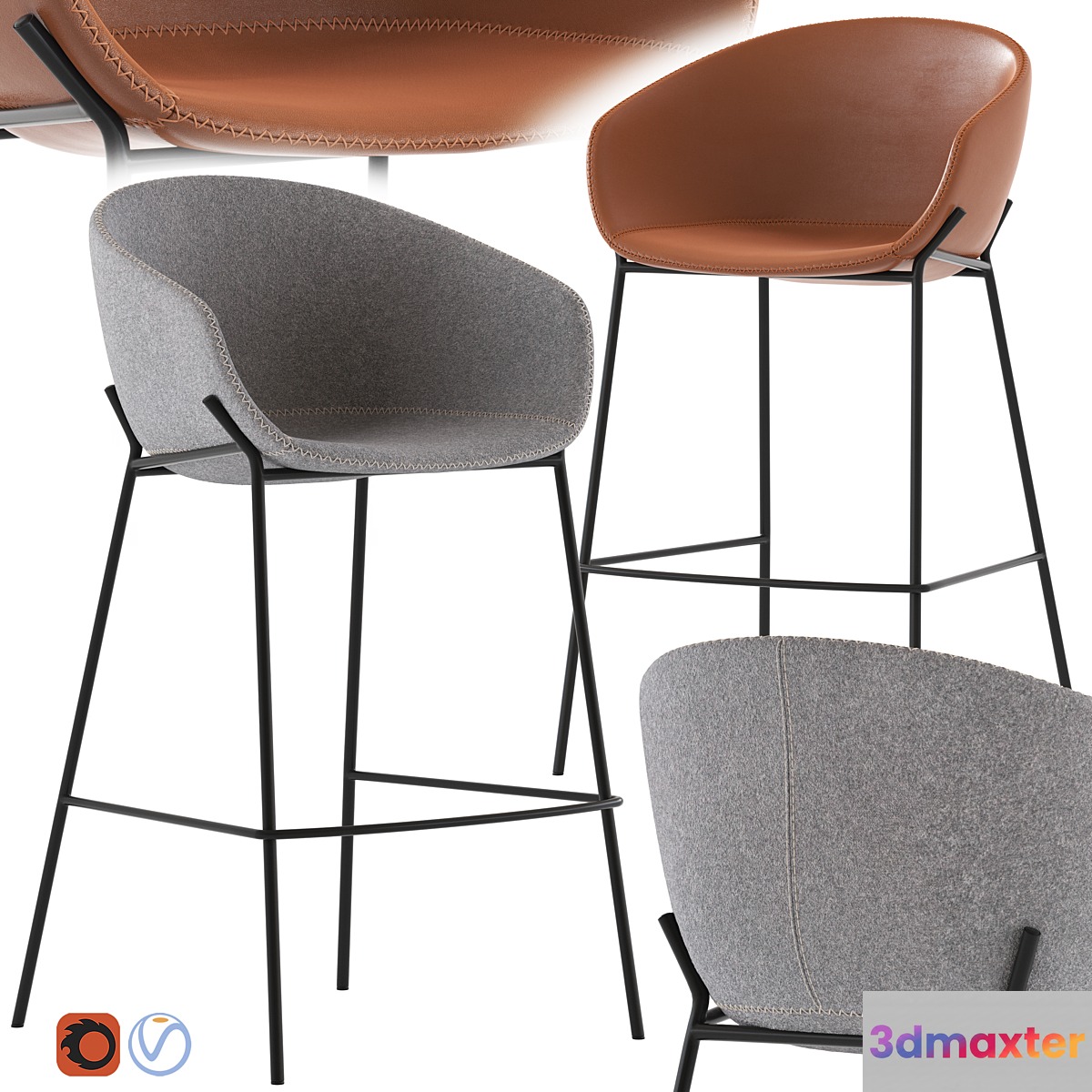 Linea Furniture Vanya Barstool