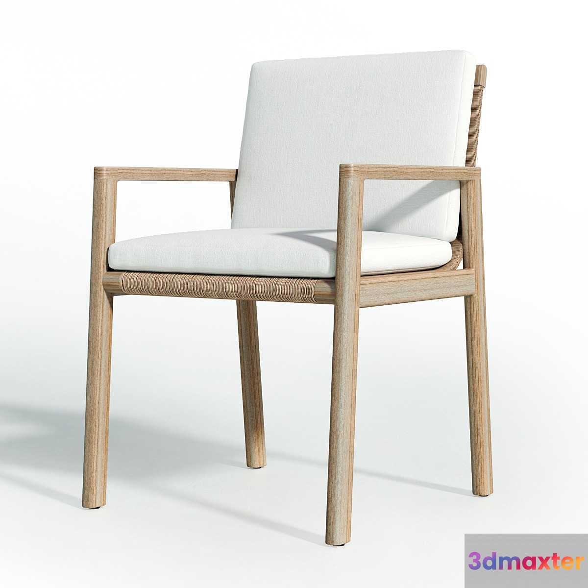 MESA TEAK ARMCHAIR 3D Max