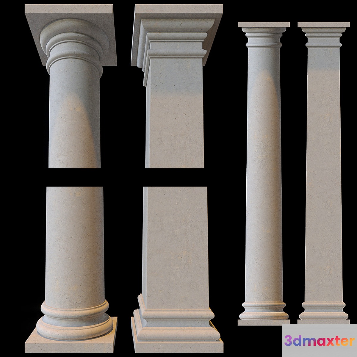 Column - No.6 3D Max