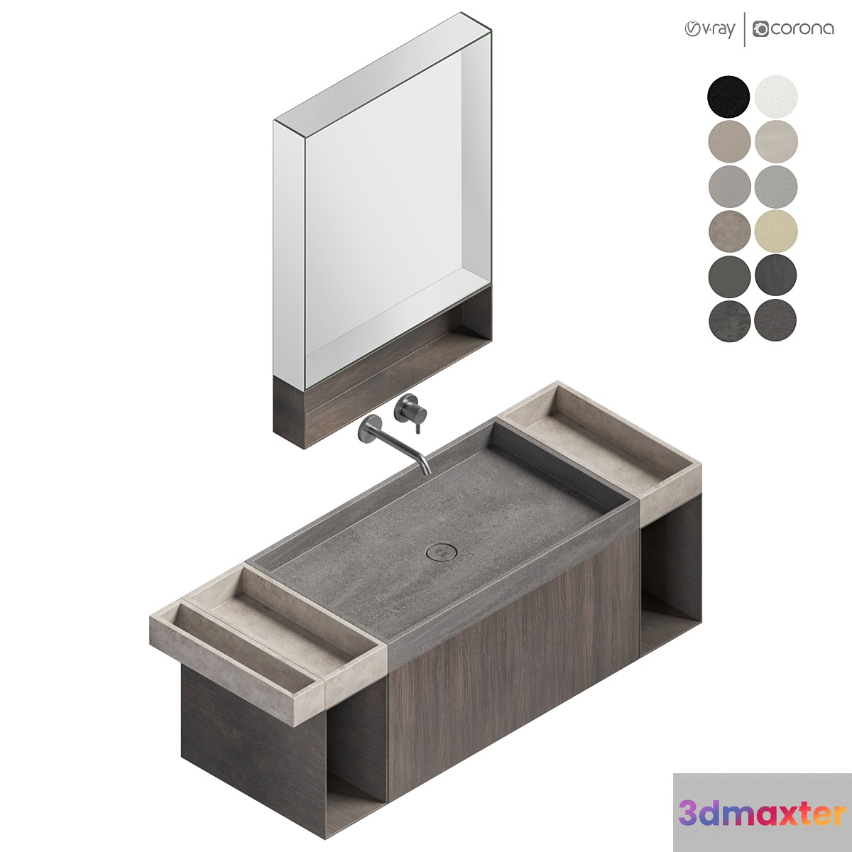 Rexa Design Compact Living 130 Set 3 3D Max