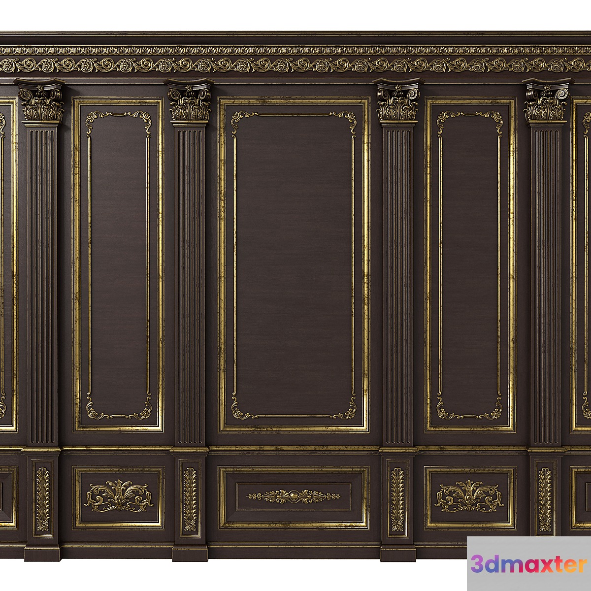 Boiserie INT-030 3D Max