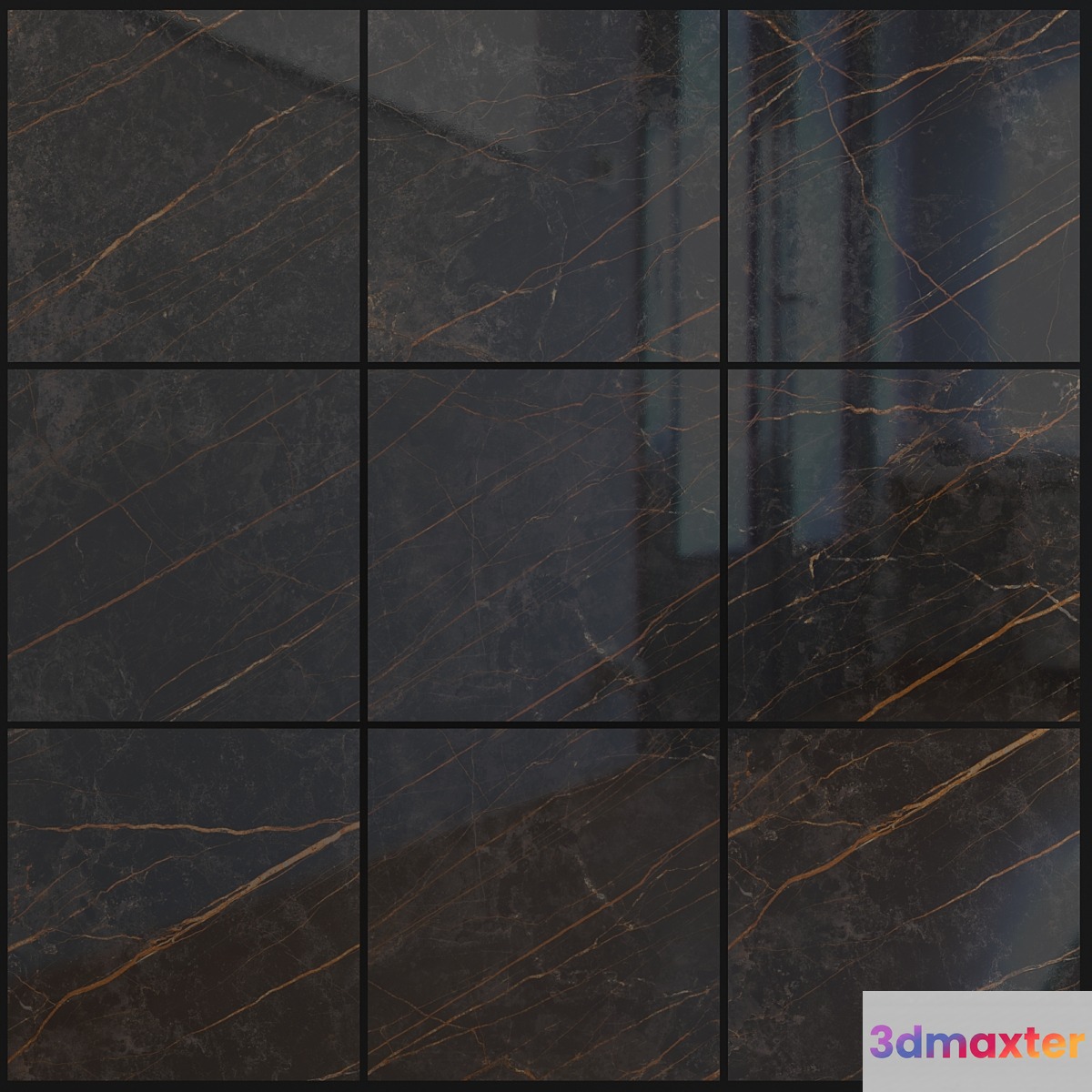Marble Set The Marble Black 3D Max