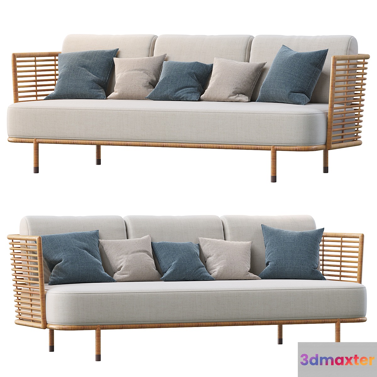 Sense 3-seater sofa (7543)