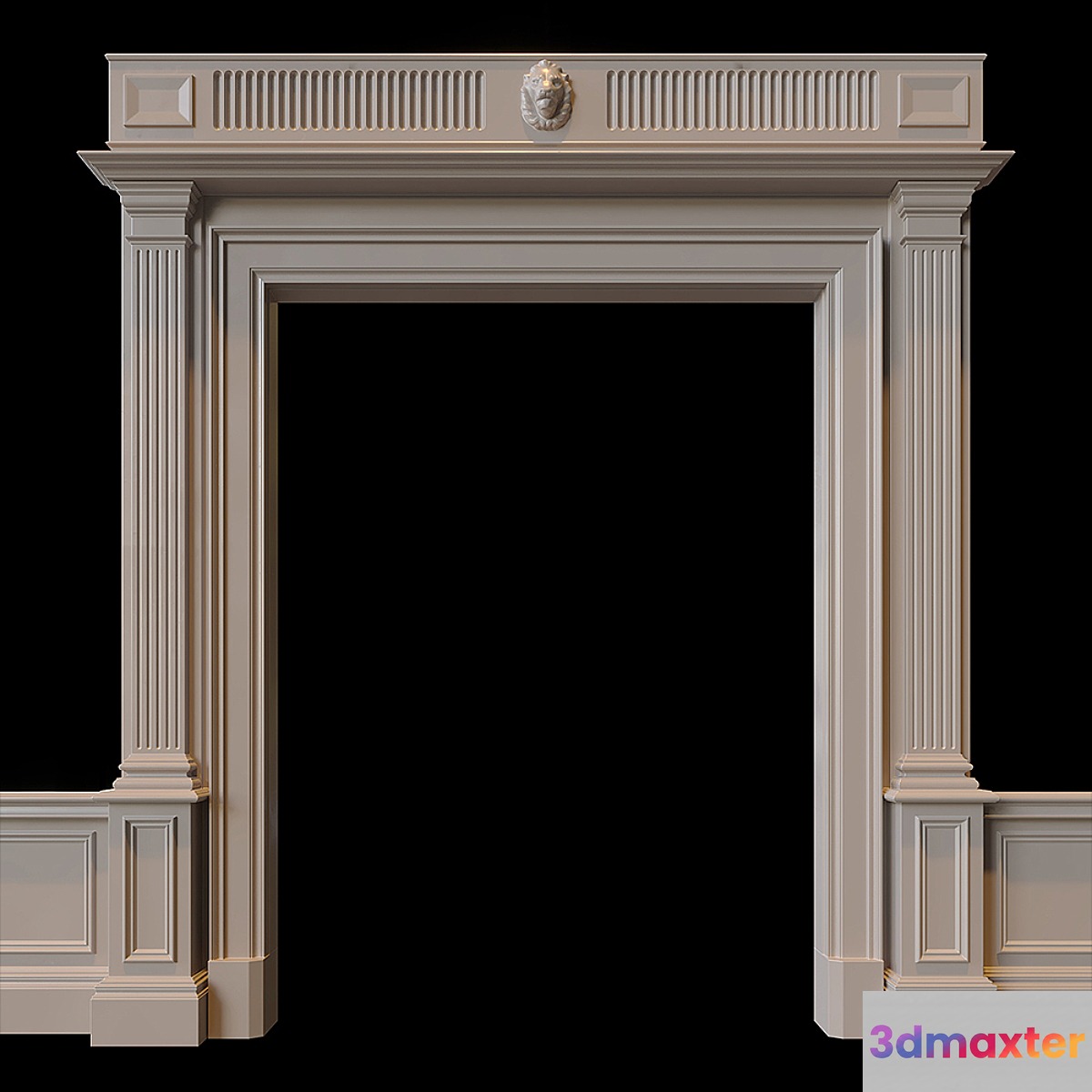 Door portal Clive Christian - No.2 3D Max