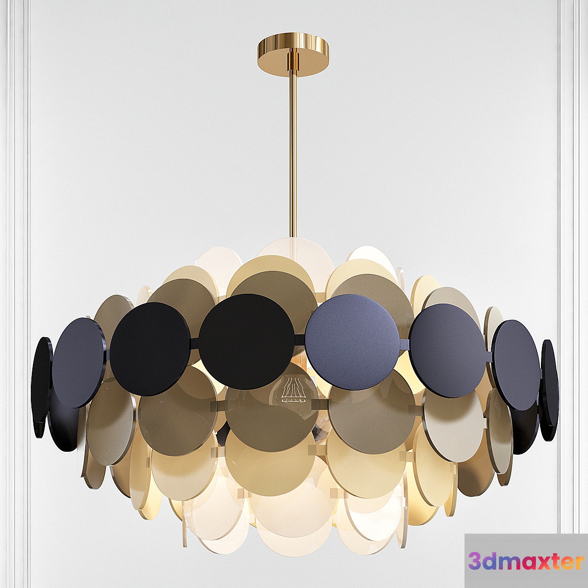 Doria leuchten hanging lamp 3D Max