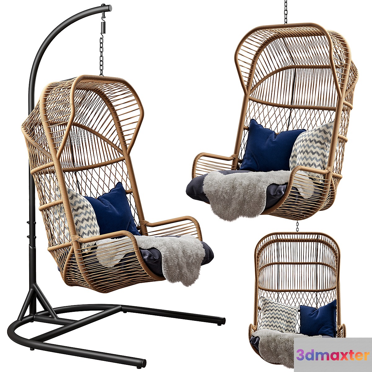 Made _ Lyra Garden (Hanging Chair) 3D Max