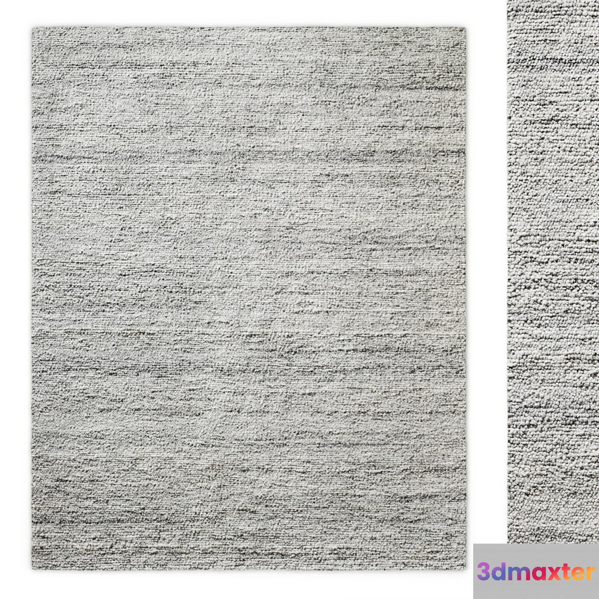 Rivere Performance Handwoven Rug Restoration Hardware 3D Max