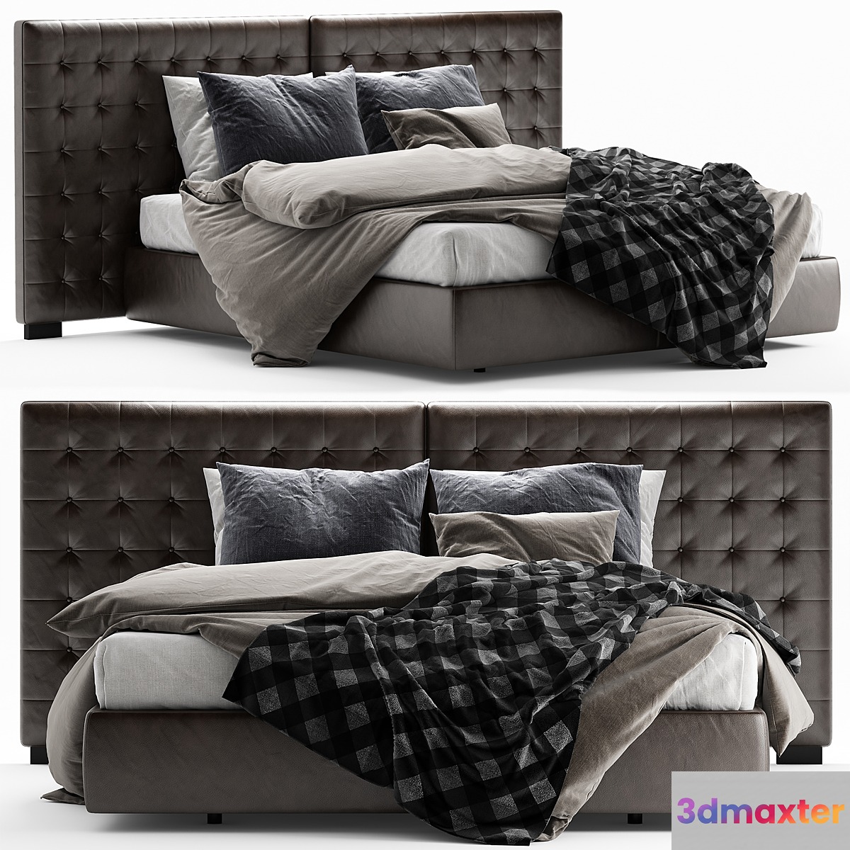 Ligne roset nador bed 3D Max
