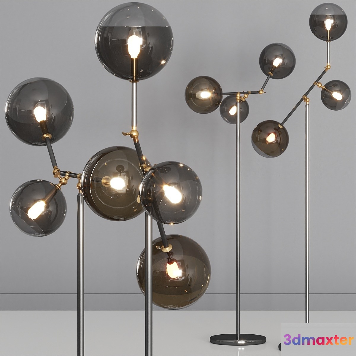 Reflex Angelo Bulles XL Floor Lamps 3D Max