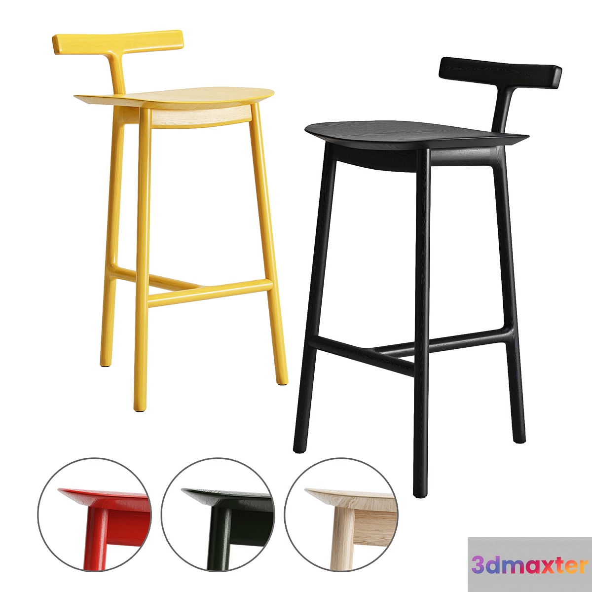 Mattiazzi radice stools 3D Max