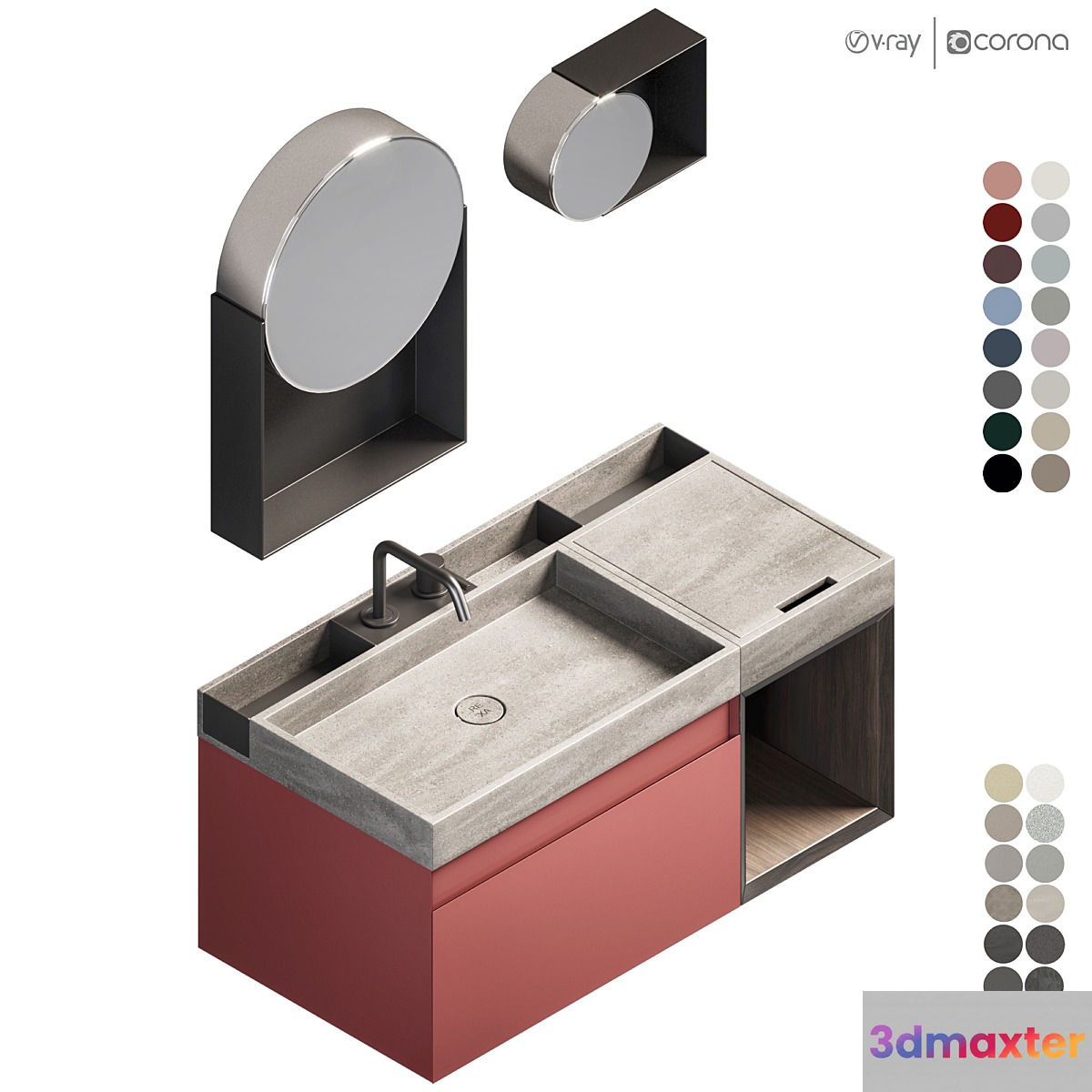 Rexa Design Compact living 90 Set 5 3D Max