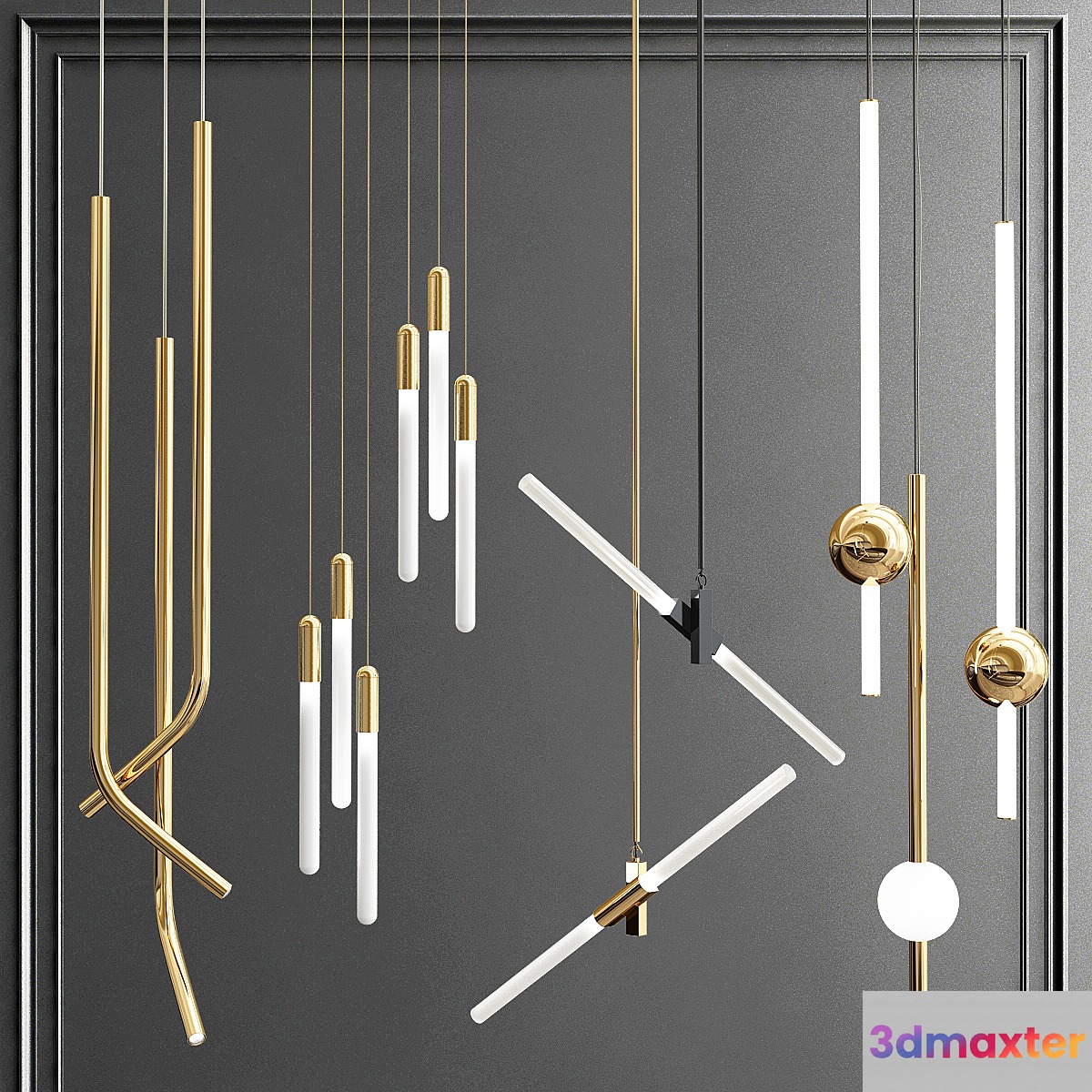 Collection ofminimalist pendants - No.2