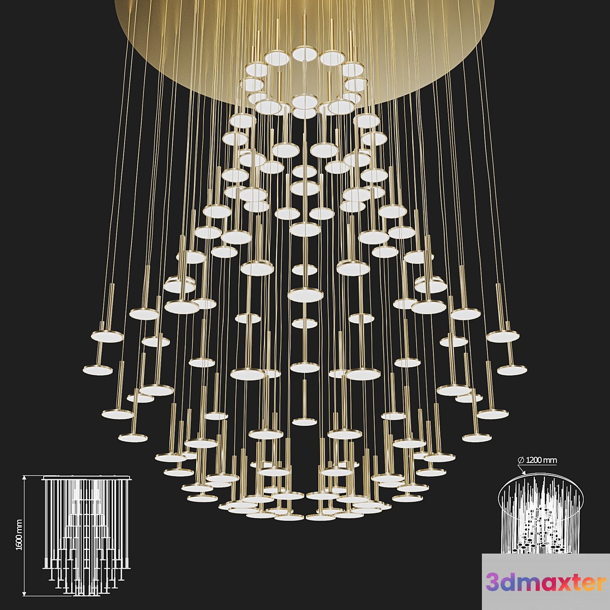 Chandelier MONTGOLFIERE