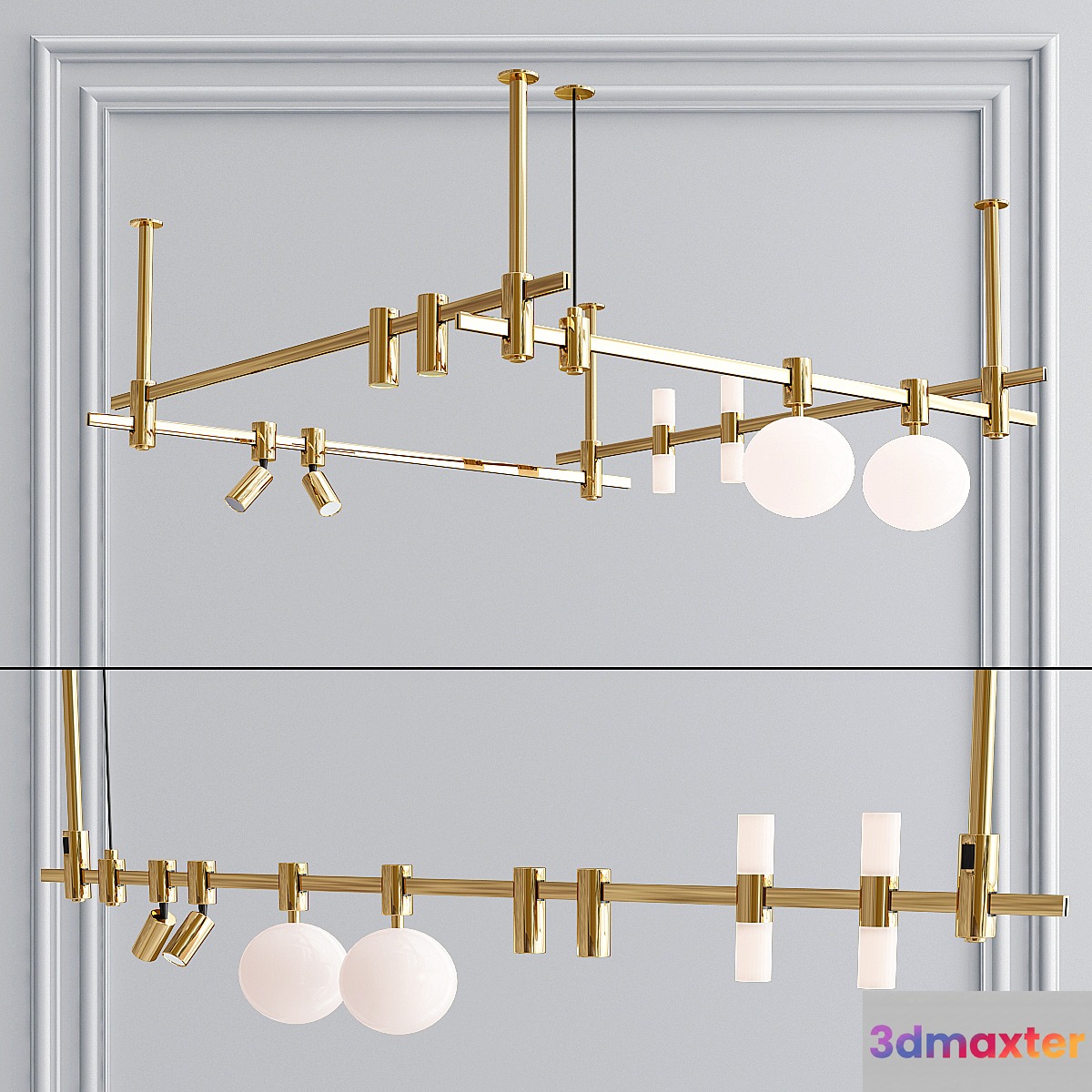 AUROOM LIGHTING SYSTEM 3D Max