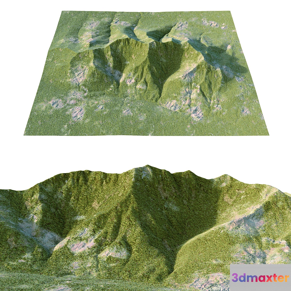mountains 3D Max