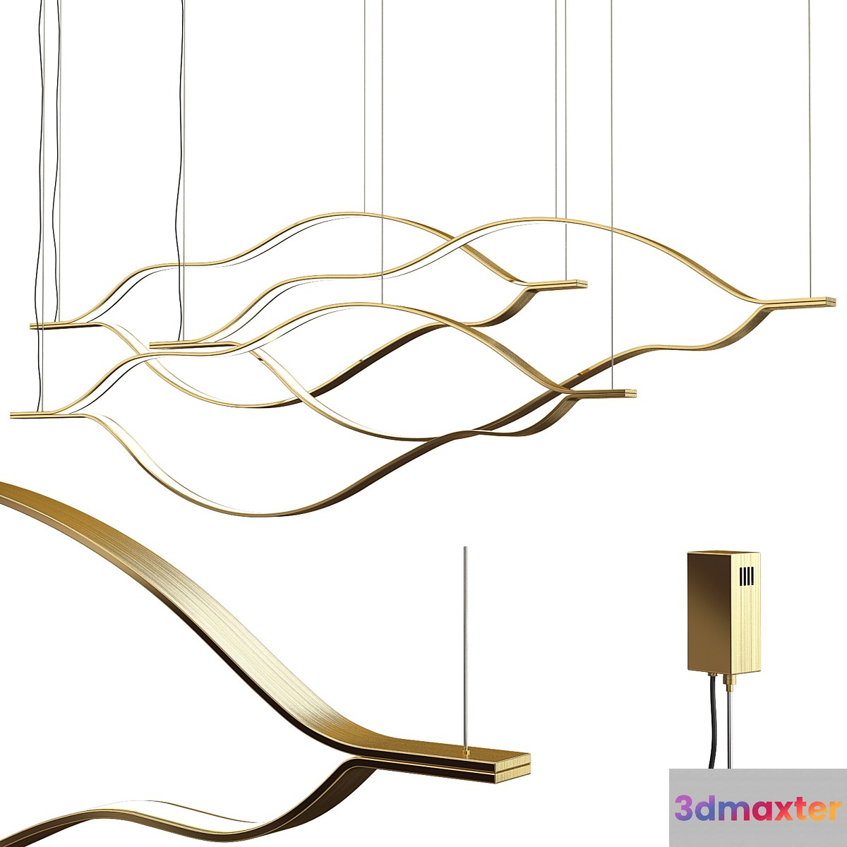 Trudy pendant lights 3D Max