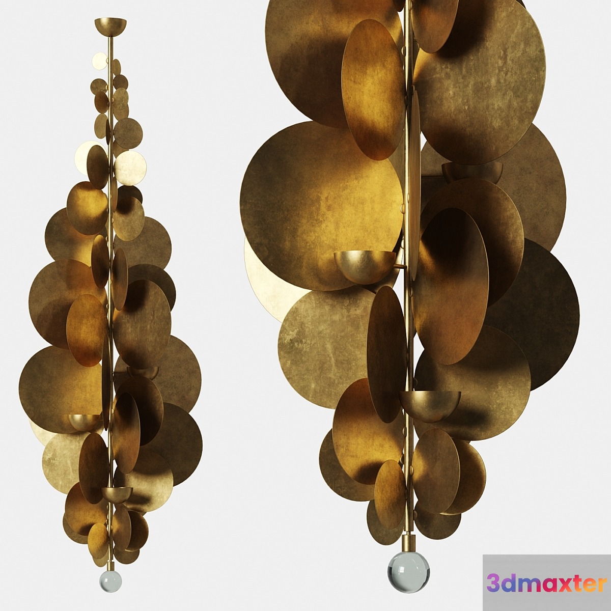 Chandelier herve van der straeten 3D Max