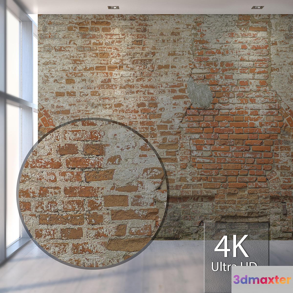 Brick wall 984 3D Max