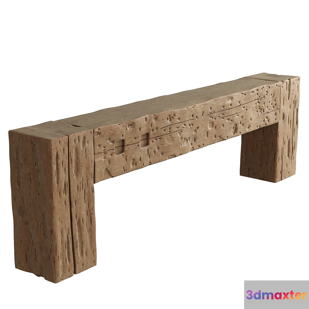 Old Beams Console 3D Max