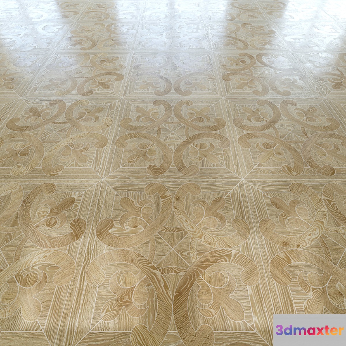 Modular parquet Artparquet - No.2 3D Max