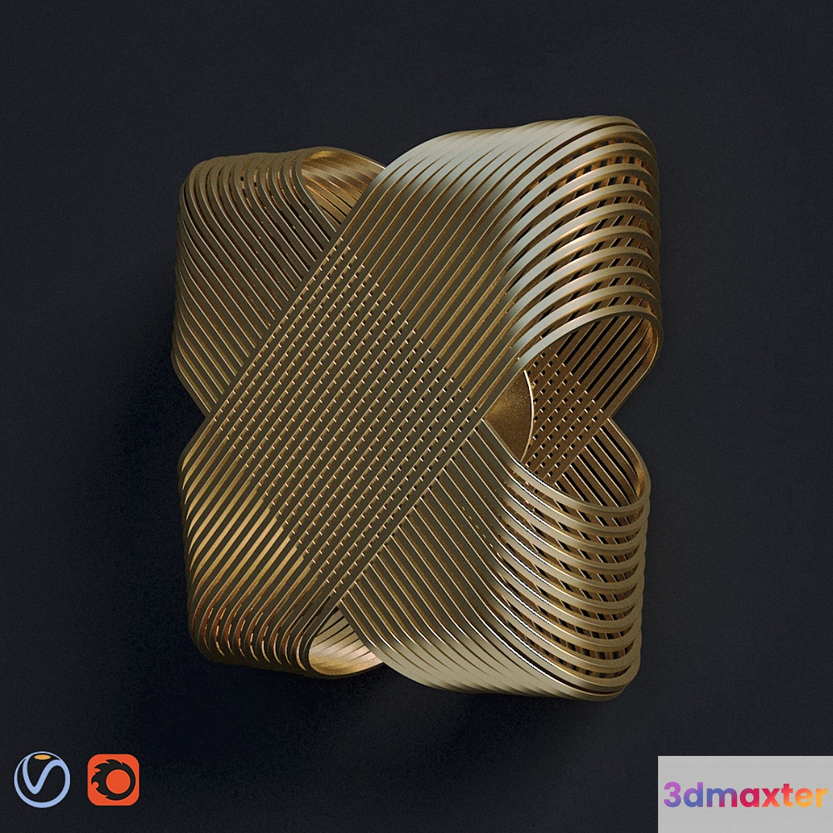 Ovals wall lamp