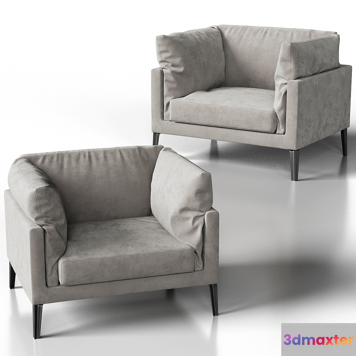 Living divani Floyd-Hi 2 armchair 3D Max