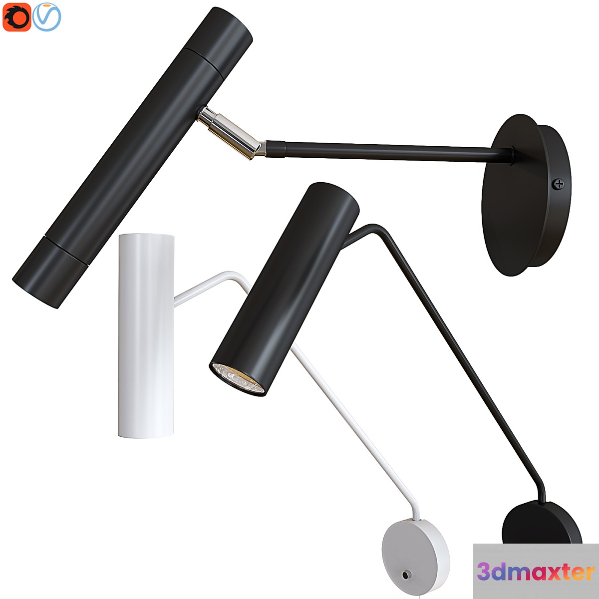 Set of sconces. Diplomat circle. Wall lamp Nowodvorski Eye Super 6494