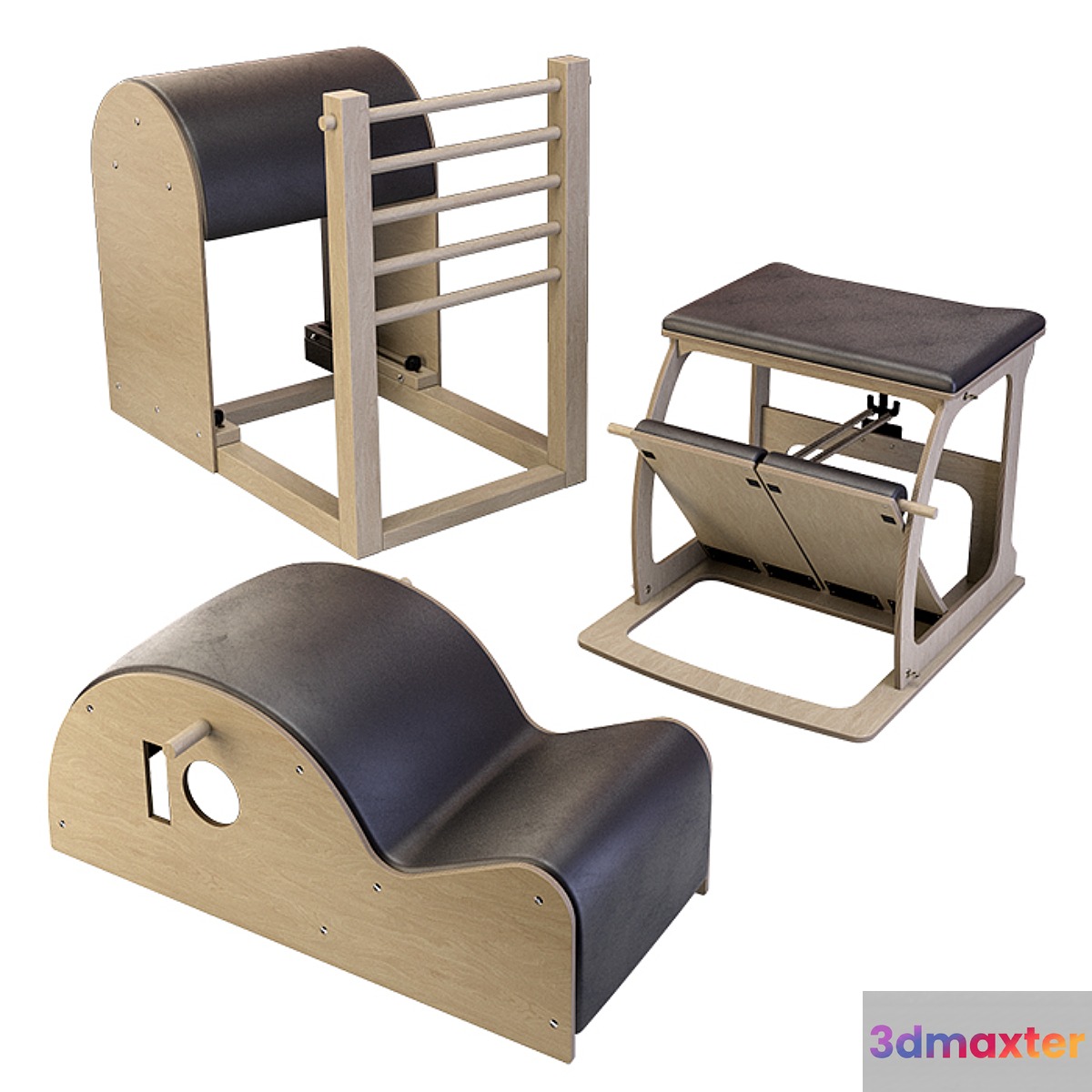 exercise machines Balanced body 3D Max