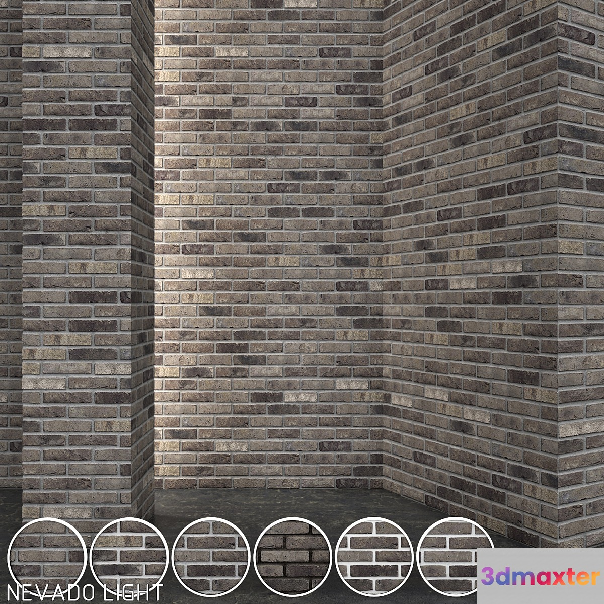 Vandersanden Brick Nevado Light 3D Max