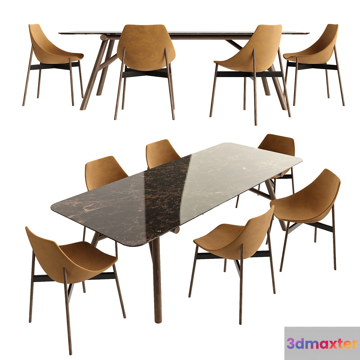 Pianca Maestro Table and Gamma Chair