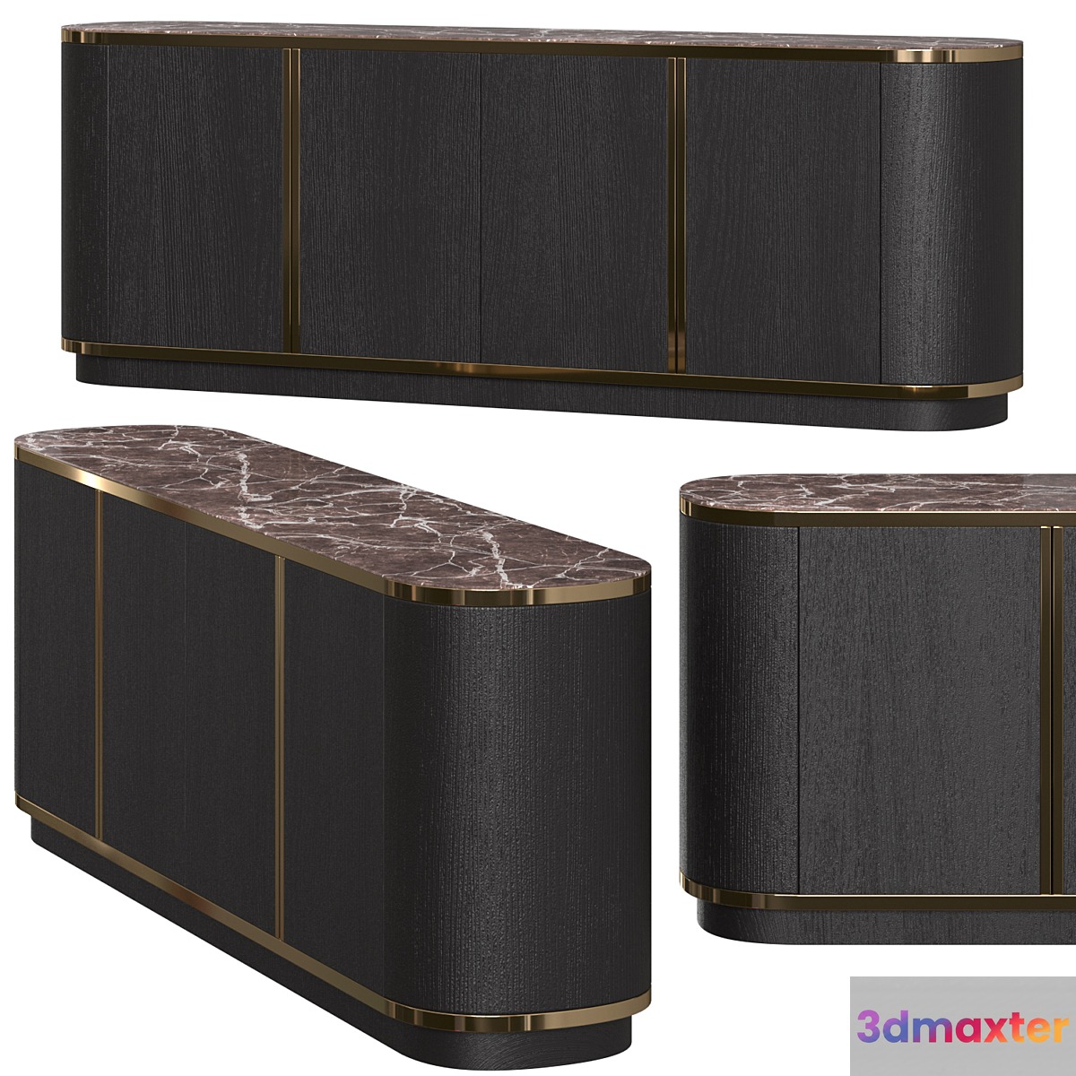 Laskasas Brown Sideboard - No.2