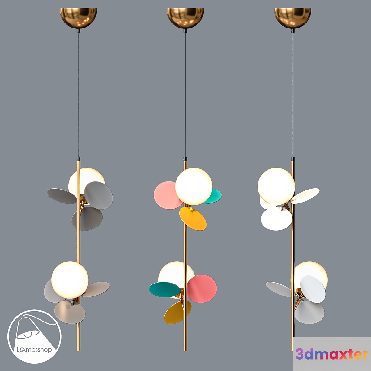 PDL2182 Chandelier Lauren B 3D Max