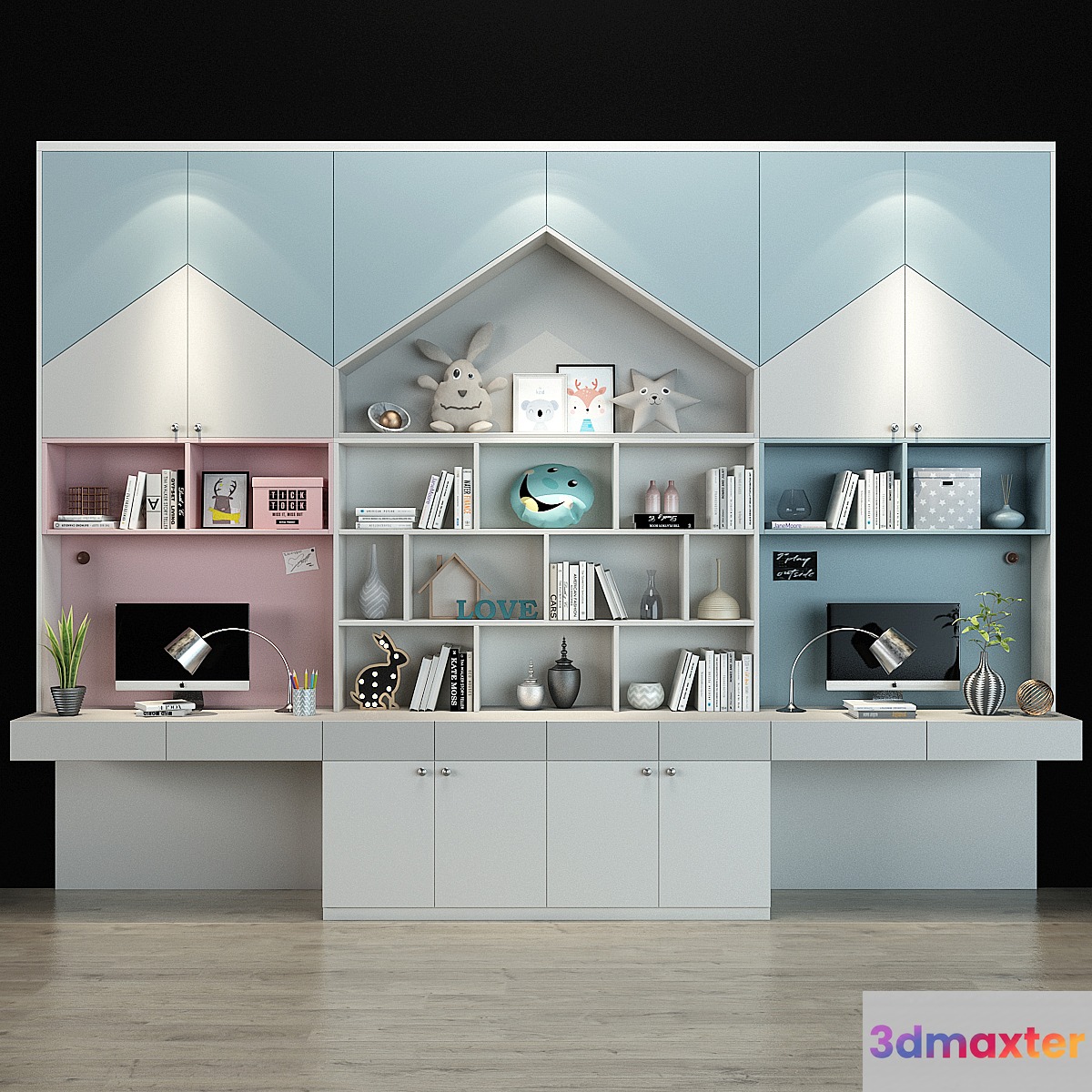 Furniture for a children 0146 3D Max