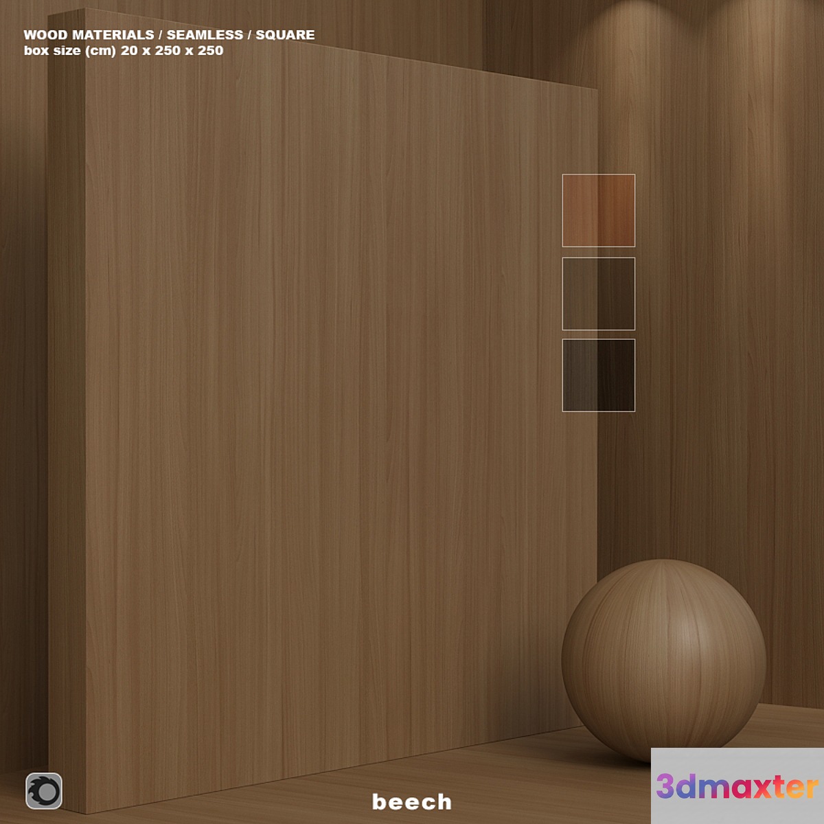 Material beech wood seamless - set 103 3D Max