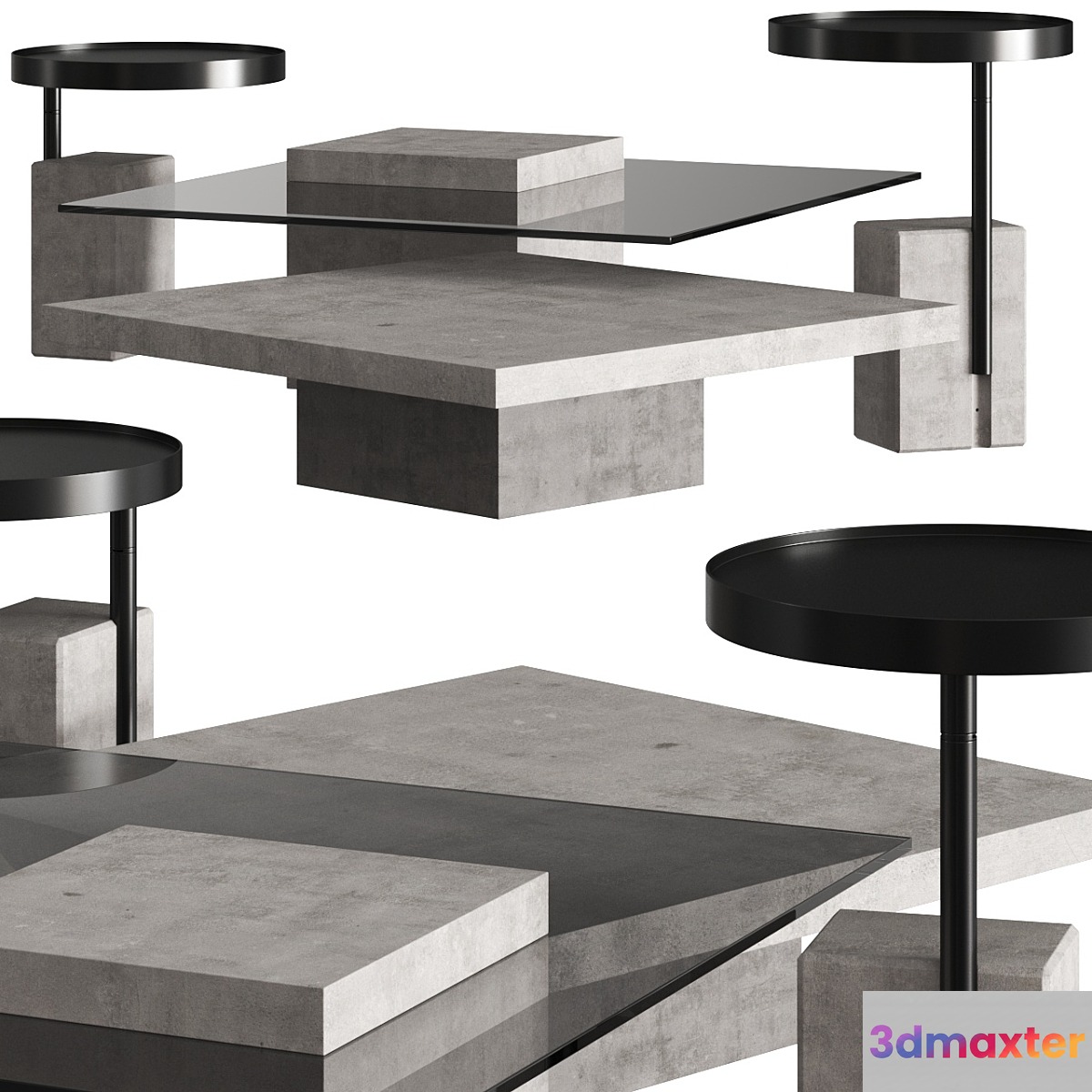 Lyon Beton Singleton & Twist Coffee Tables