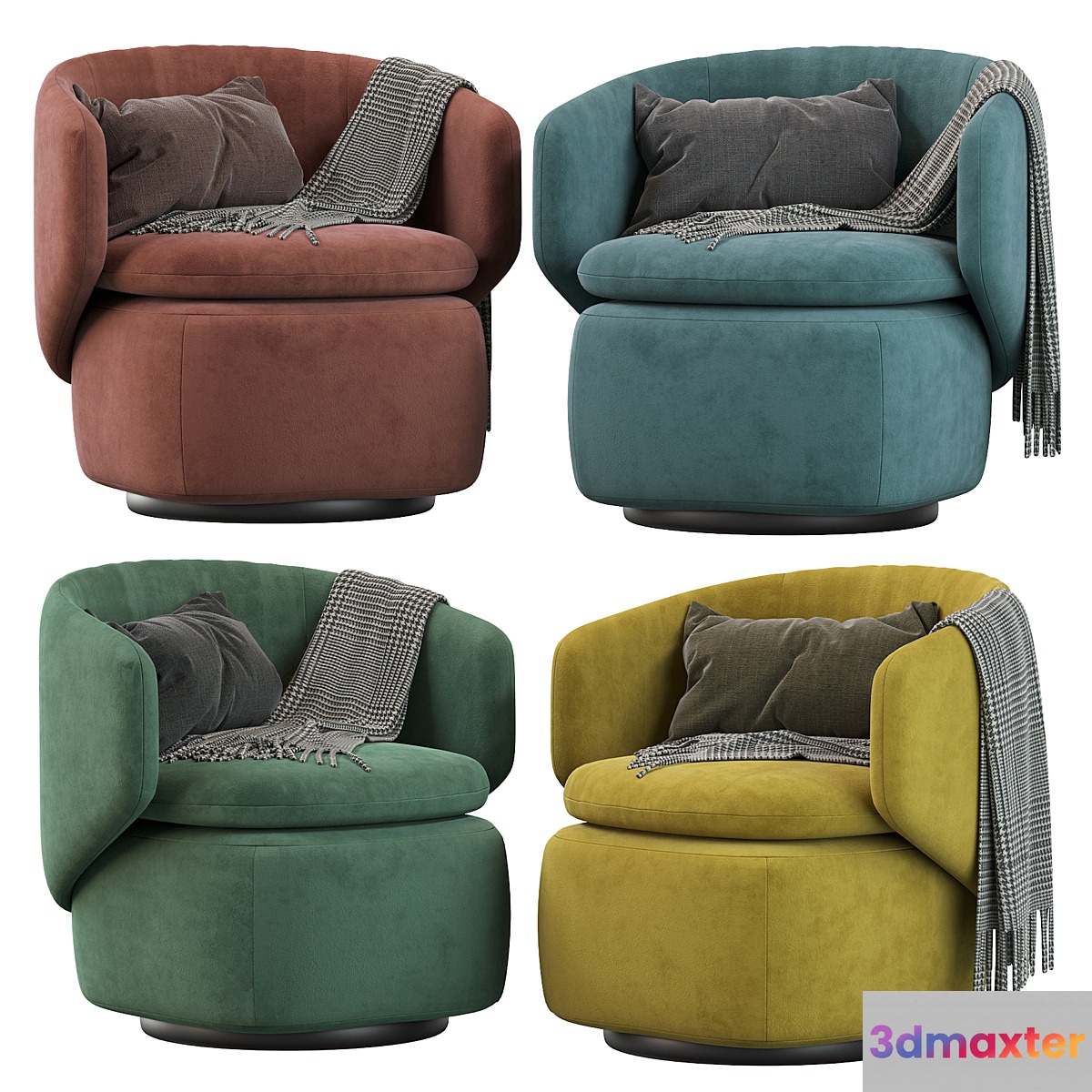 Crescent swivel chair - No.10