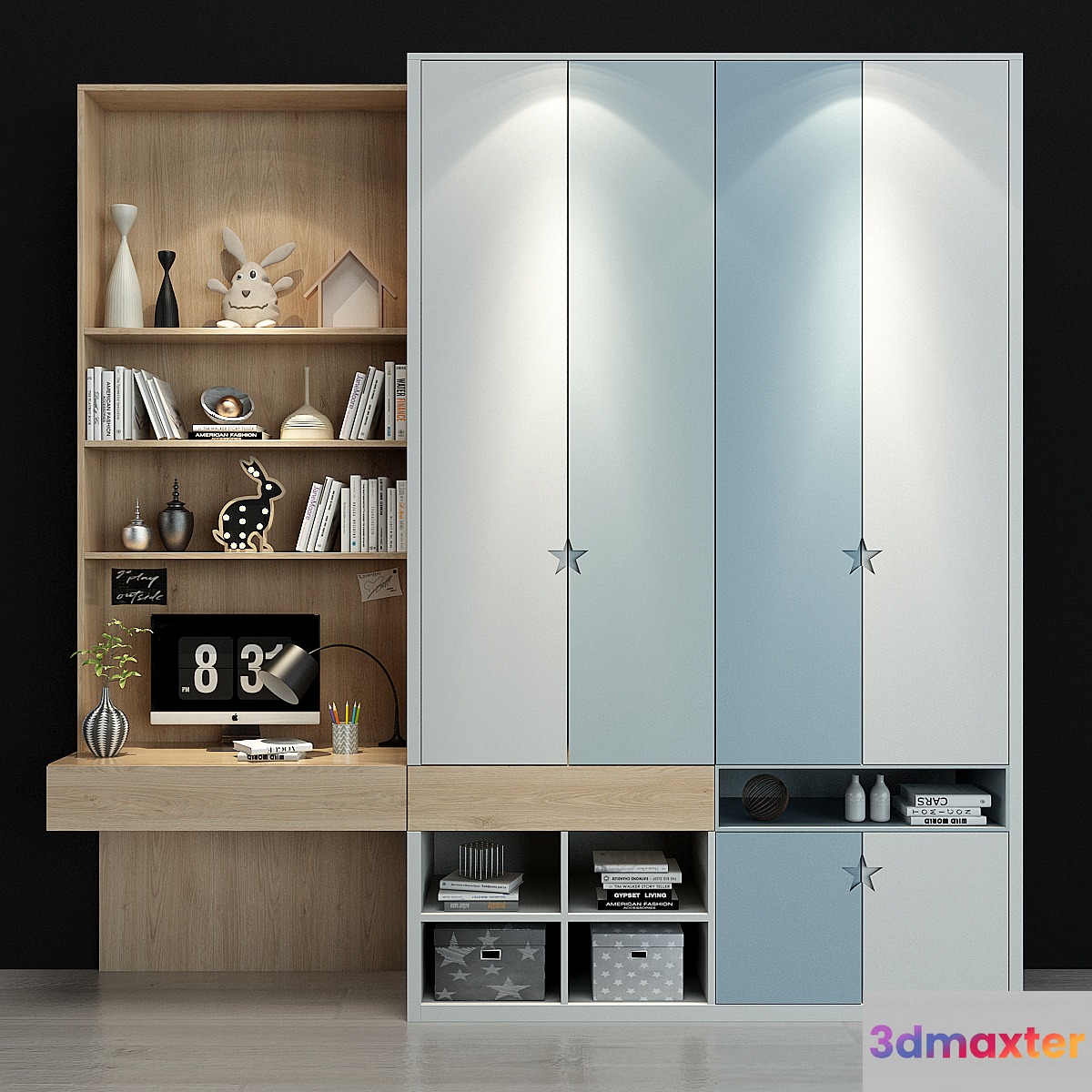 Furniture for a children 0145 3D Max