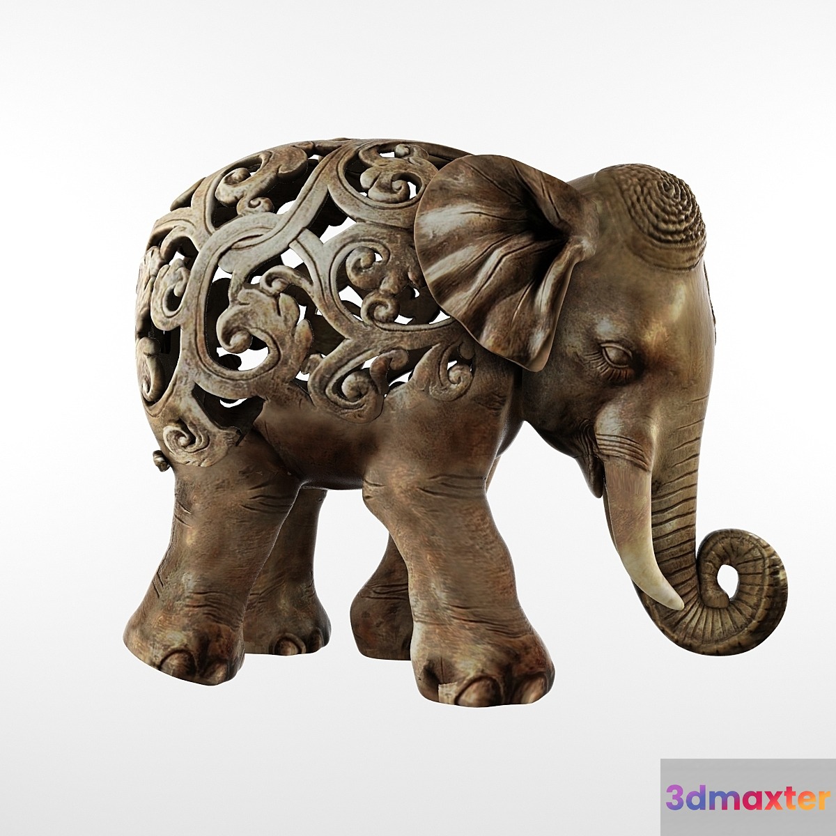 Standing elephant figurine - No.2