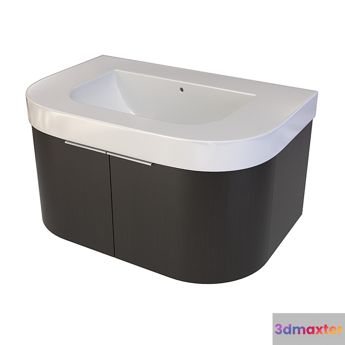 sink with pedestal Duravit Happy D 3D Max