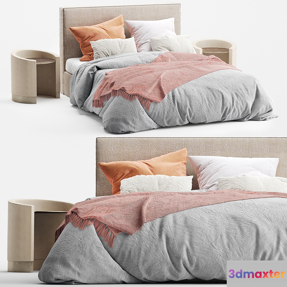 Vittoria Slip Cover Bedheads - No.4