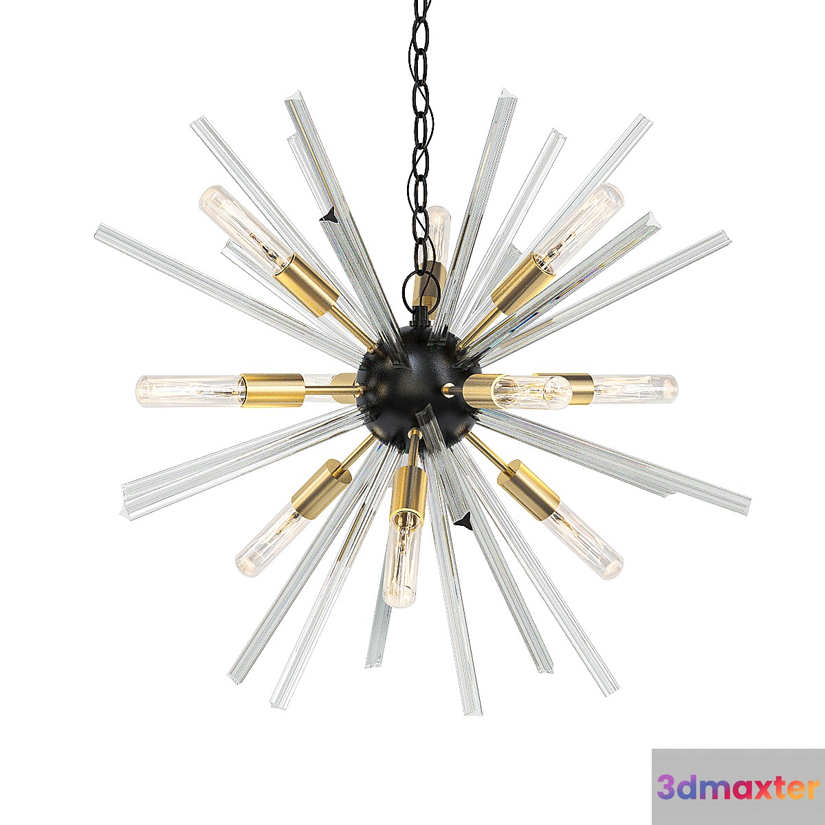 Chandelier Equalizer S Smoke 3D Max