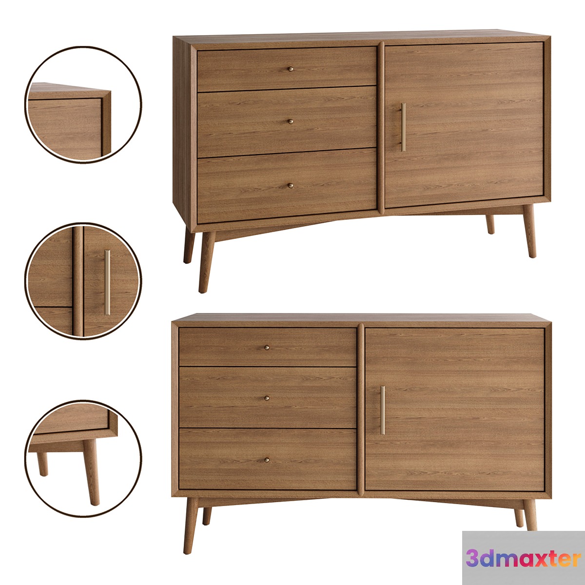 Mid-Century Media Console